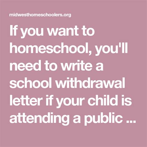 Do homeschoolers need a diploma? How to write a school withdrawal letter (template included ...
