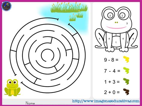fichas-de-matematicas-para-sumar-y-colorear-dibujo-3 - Imagenes Educativas