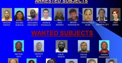 Members Of Identity Theft Ring Arrested 11 Suspects Remain At Large
