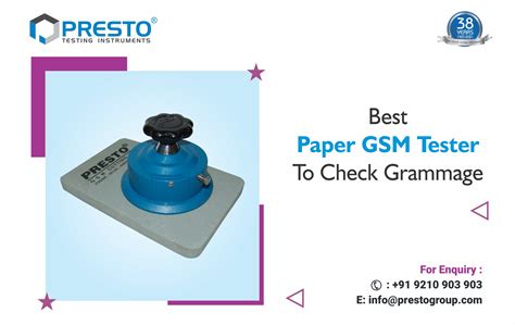 Best Paper GSM Tester To Check Grammage