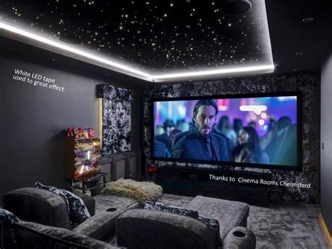 Home cinema lighting electricsandlighting co uk. Corona star ceiling with colour changing LED tape. | Home ...
