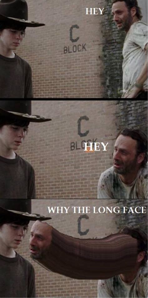 There are a number of differences between the two — he was working. Why the Long Face? | Carl! | Know Your Meme