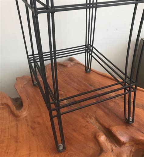 These metal swivel counter stools are all hand forged here in the hills of arkansas, and will provide style and comfort for generations to come. Black Power Coated Wrought Iron Bar or Counter Stools by ...