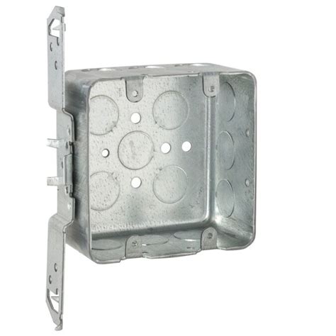 Raco 2 Gang Gray Metal New Work Standard Handy Ceilingwall Electrical Box In The Electrical