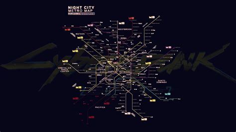 Night City Metro Subway Map Image Id 425392 Image Abyss