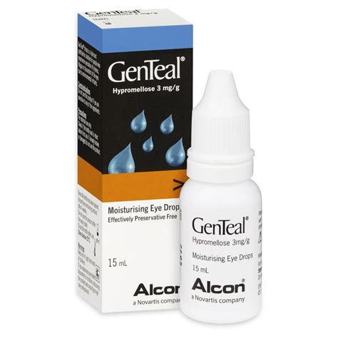 Hypromellose drops soothes dry eye conditions (eg. Genteal 0.3% Lubricating Eye Drops 15mL - My Chemist