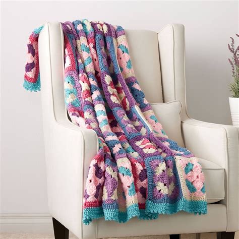 Find everything from crochet baby blanket patterns to crochet hat patterns, scarf patterns and i found nearly 1,500 free crocheting patterns on yarnspirations. Red Heart Springtime Floral Crochet Afghan ...