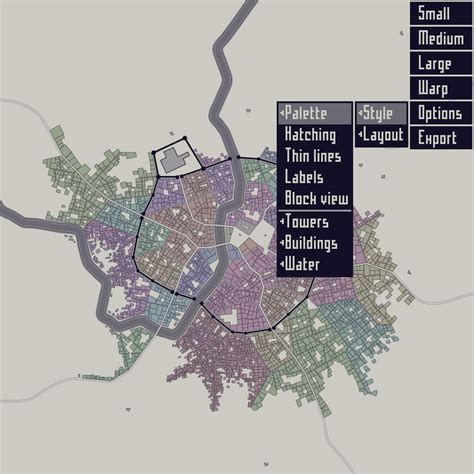 ¡increíbles Generadores De Mapas De Ciudades De Fantasía En 3d D20