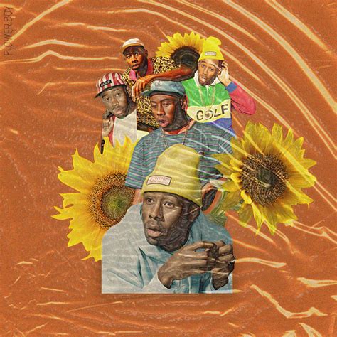 Sheena with thw flowers and the grass. Tyler, The Creator - Flower Boy 1500x1500 : freshalbumart