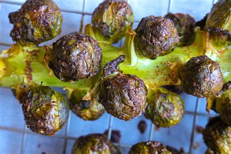 Brussel Sprouts Stalk Recipe Oven Roasted Savory Thoughts
