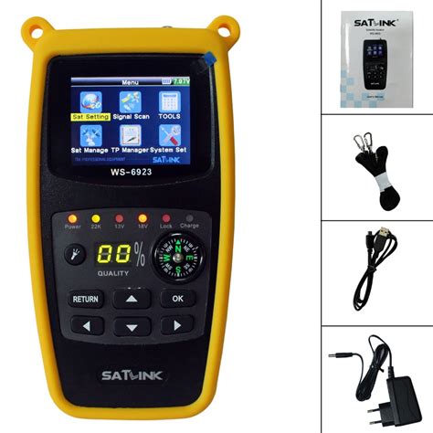 Satlink Ws 6923 Dvb S Fta Candku Band Digital Satellite Finder Meter