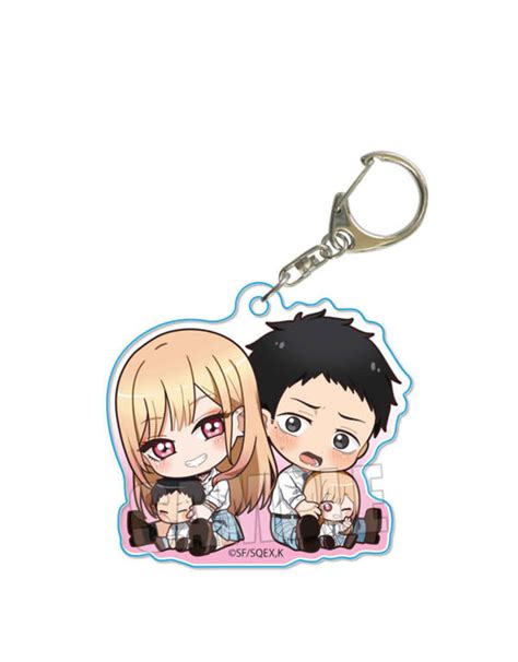 My Dress Up Darling Gyugyutto Acrylic Key Ring Collectors Anime LLC