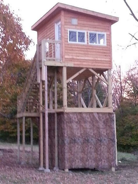 Deluxe Upstate Ny Deer Hunting Stands Heat Comfy Chairs Tv Solar