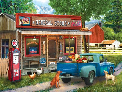 We'd love to see your sunsout jigsaw puzzles assembled. A Stop at the Store, 1000 Pieces, SunsOut | Puzzle Warehouse