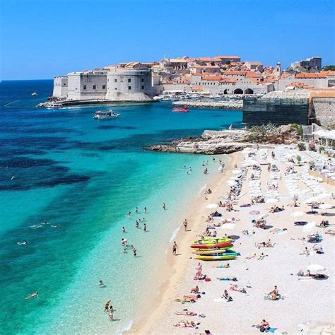 Lequel Choisiriez Vous Dubrovnik Beach Famous Beaches