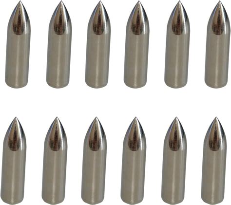 516 100gr Glue On Field Points Archery Arrow Replacement Practice Tips