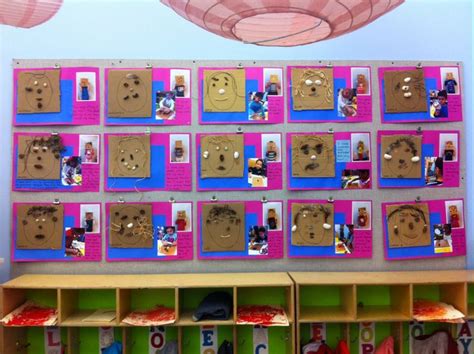 Activities for preschoolers are more advanced than most of the activities marked for toddlers. Self-portraits using natural materials. | Friendship ...