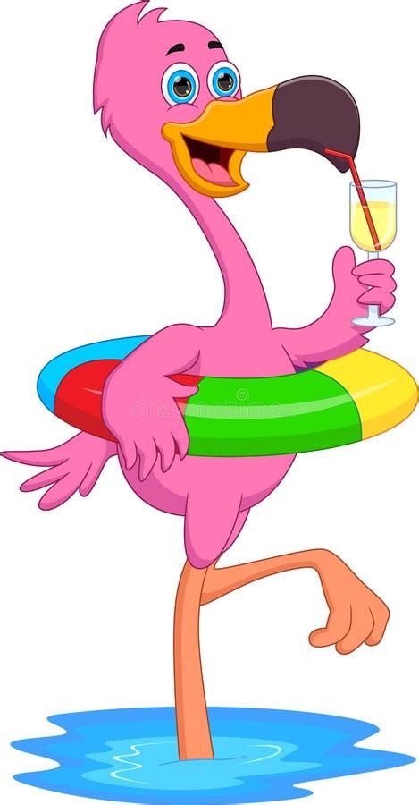 Drinking Flamingo Cartoon Stock Illustrations 49 Drinking Flamingo