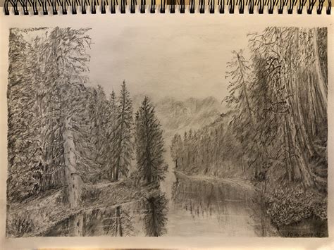 Landscape drawing | Landscape drawings, Landscape, Scenery