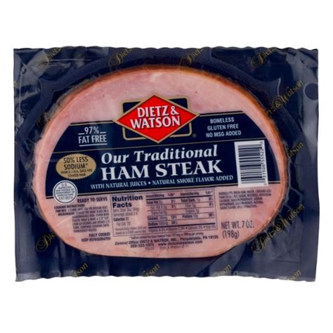 Save On Dietz And Watson Ham Steak Traditional Order Online Delivery Giant
