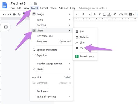 Cómo poner Pie Chart en Google Docs y 9 maneras de personalizarlo