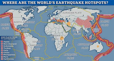where are the world s earthquake hotspots news colony