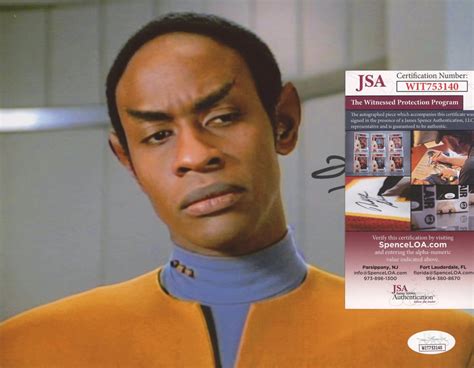 Tim Russ Signed Star Trek Voyager X Photo Inscribed Tuvok JSA Pristine Auction