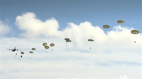 Troops Drop In For Europes Largest Military Exercise Bbc News