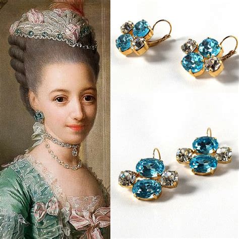 Reproduction 18th Century Earrings By Dames A La Mode On Etsy Paste