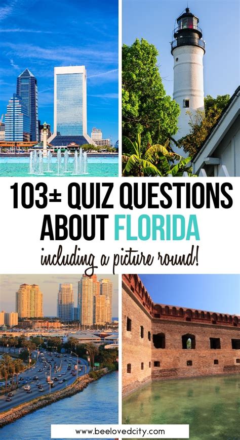 Florida Quiz 103 Questions And Answers About Florida Beeloved City