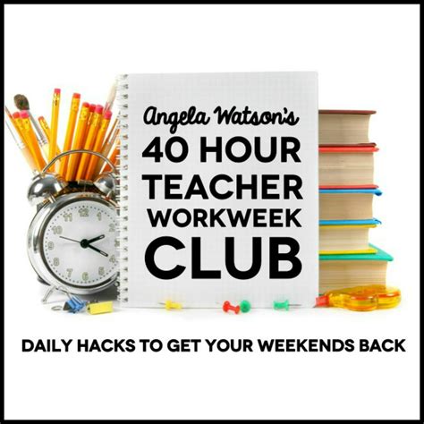 How to work a 40 hour week as a teacher | Teaching jobs, Classroom