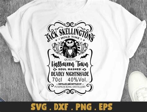 Jack Skellington Svg Halloween Town Svg Deadly Nightshade Etsy