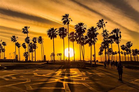 Sunset At Venice Beach Rlosangeles