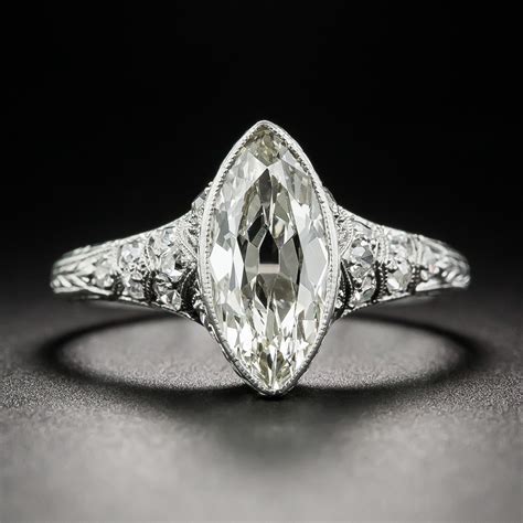 130 Carat Vintage Marquise Diamond Ring