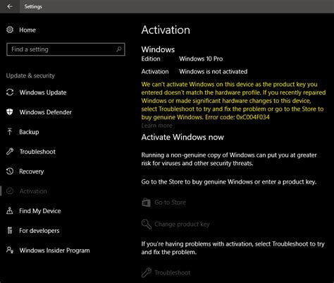 Windows 10 Pro Digital License Has Suddenly Deactivated Microsoft