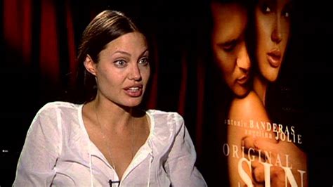 Original Sin Angelina Jolie Exclusive Interview Screenslam Youtube