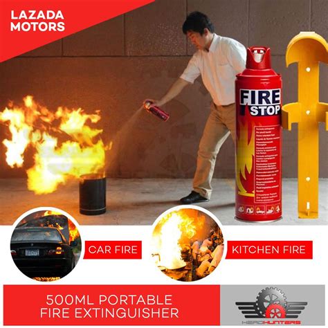 Quodos 500ml Fire Extinguisher Portable Emergency Original Fire