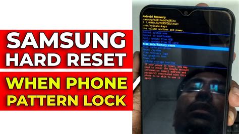 How To Hard Reset Samsung Phone When Locked Youtube