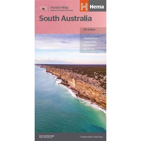 South Australia State Handy Map Hema Maps