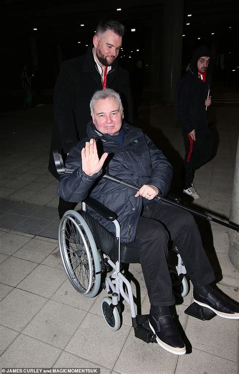 Eamonn Holmes 63 Is Pushed In A Wheelchair By Devoted Son Declan As