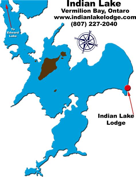 Maps Of Indian Lake And Indian Chain Of Lakes