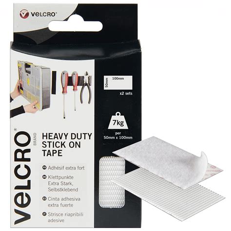 Velcro Brand Stick On White Tape Hook And Loop Tape Self Adhesive