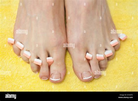 Pedicured Feet Hi Res Stock Photography And Images Alamy