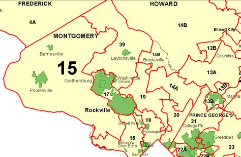 1992 Maryland Legislative Districts 4594