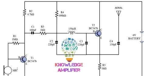 Am Transmitter Using Bc547b