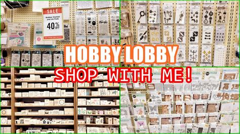 Hobby Lobby Arts And Crafts Supplies Shop With Me 2021 Youtube
