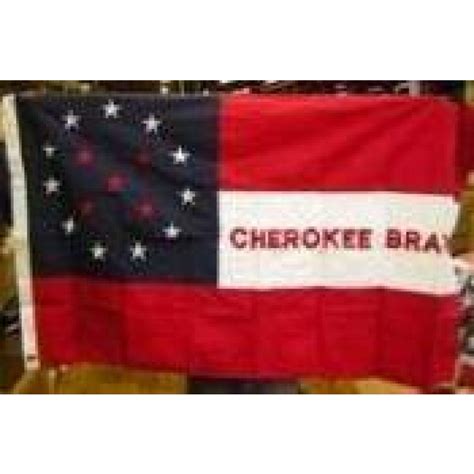 Cherokee Braves Cotton Flag 3 X 5 Ft