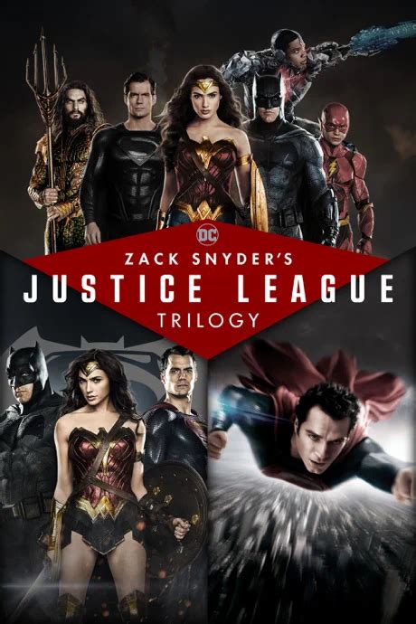 Poster Zack Snyders Justice League Trilogy Rdccinematic