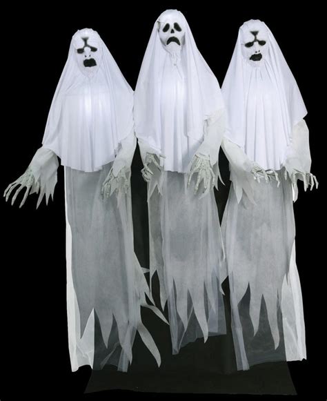 Haunting Ghost Trio Animated Halloween Props The Horror Dome