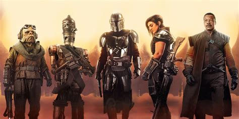 Textless The Mandalorian Character Poster Rstarwars